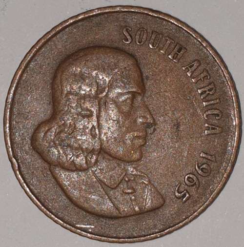 1965 ENG - 2 CENT COIN (TWO CENT COIN) - RSA - BRONZE - KM#66.2 - WILDEBEEST